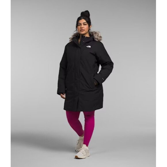 New! The North Face NF0A4R2V Women Arctic Parka Jacket 3X TNF Black MSRP $350 - Picture 1 of 10